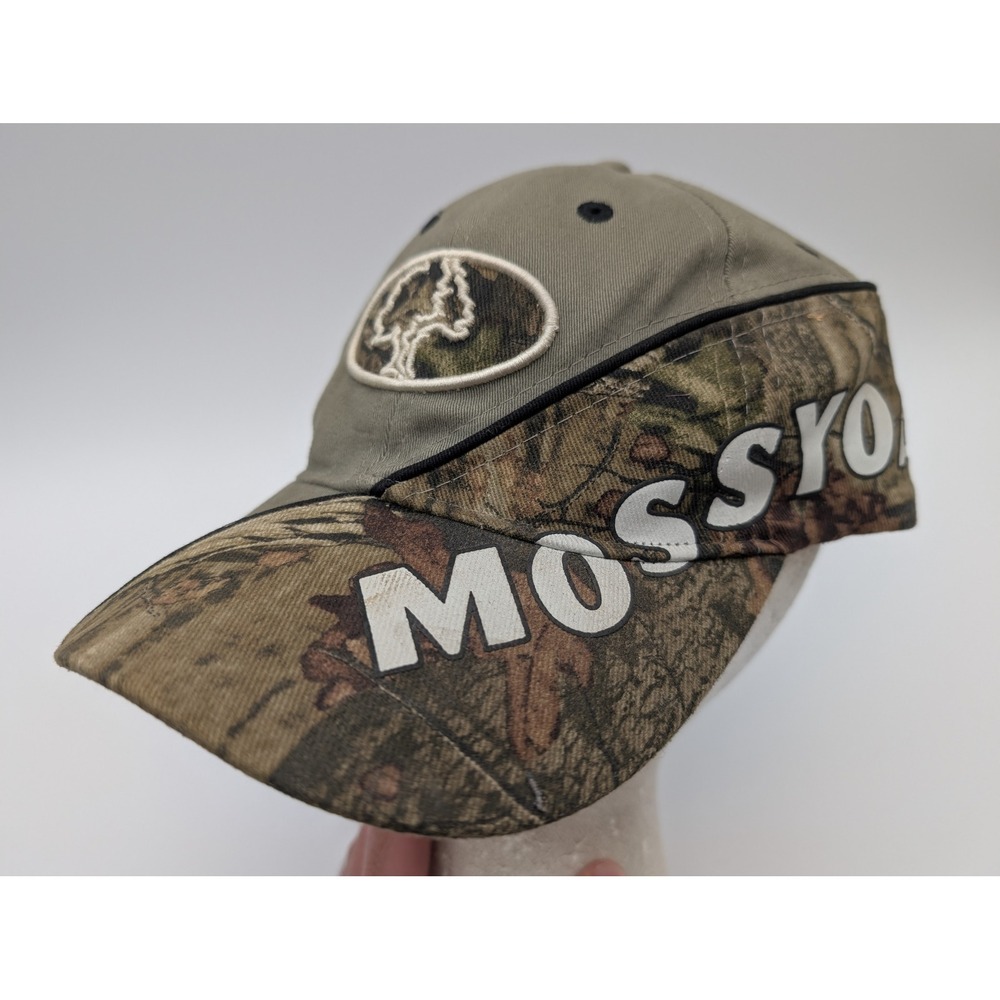 Mossy Oak Paramount Outdoors Camo Green Stretch Fit Baseball Cap Hat One Size